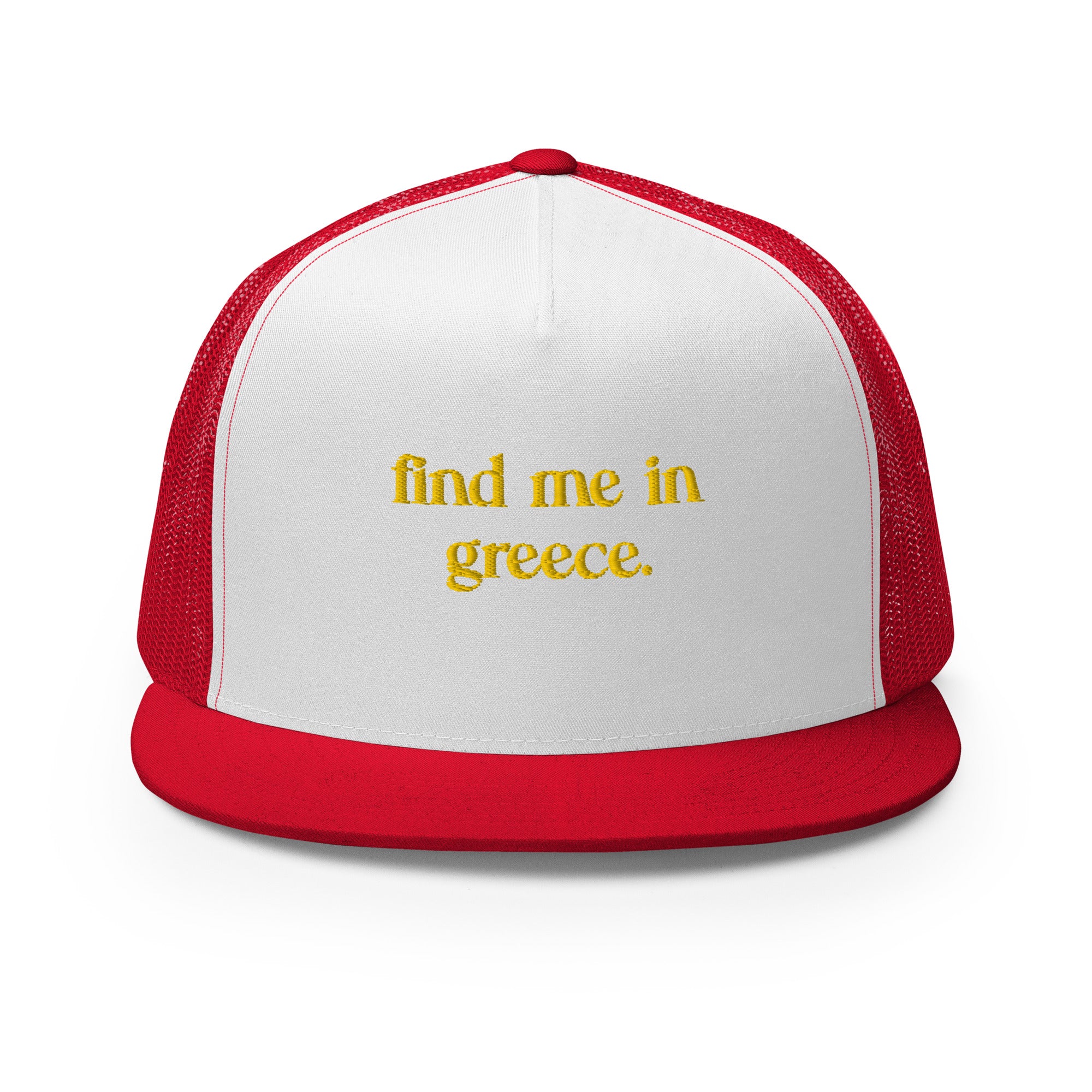 Find Me in Greece - Trucker Cap